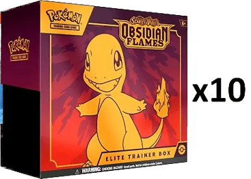 Obsidian Flames Elite Trainer Box Case