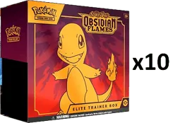 Obsidian Flames Elite Trainer Box Case