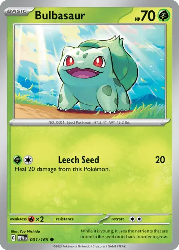 Bulbasaur 001/165 151