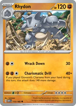 Rhydon 112/165 151