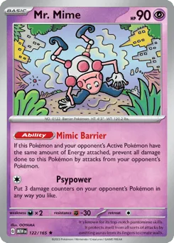 Mr. Mime 122/165 151