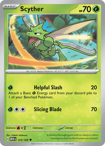 Scyther 123/165 151