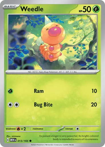 Weedle 013/165 151