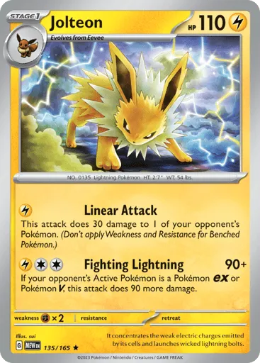 Jolteon 135/165 151
