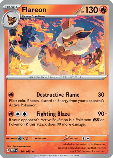 Flareon 136/165 151