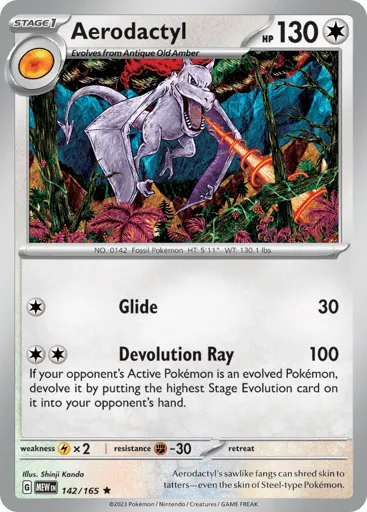 Aerodactyl 142/165 151