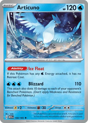 Articuno 144/165 151