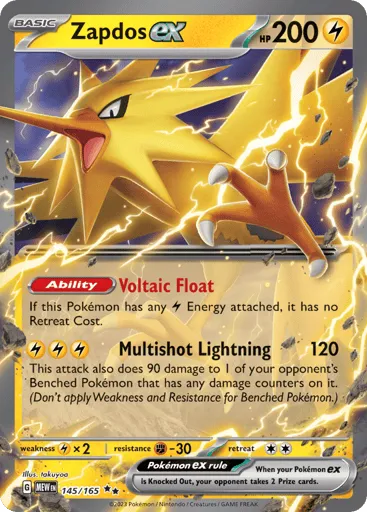 Zapdos ex 145/165 151