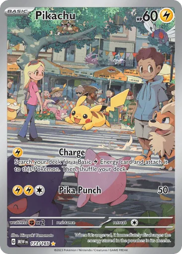 Pikachu 173/165 151