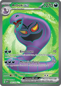 Arbok ex 185/165 151