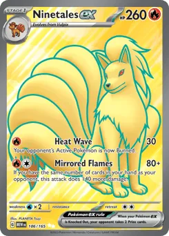 Ninetales ex 186/165 151