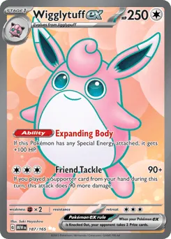 Wigglytuff ex 187/165 151