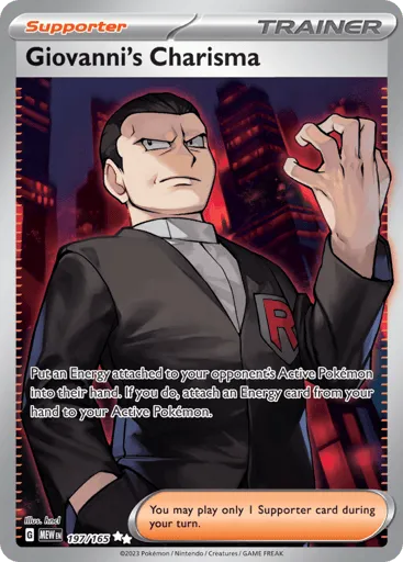 Giovanni's Charisma 197/165 151