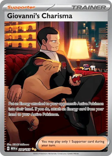 Giovanni's Charisma 204/165 151