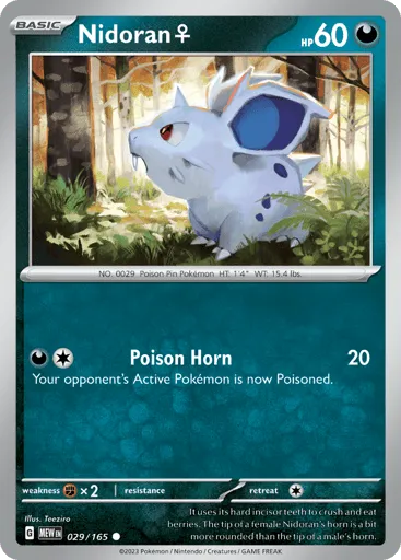 Nidoran ♀ 029/165 151