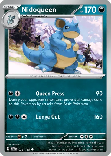 Nidoqueen 031/165 151