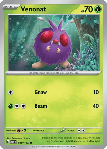 Venonat 048/165 151