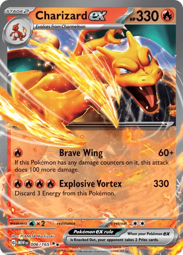Charizard ex 006/165 151
