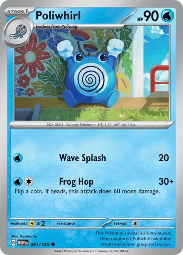 Poliwhirl 061/165 151