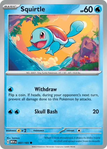 Squirtle 007/165 151