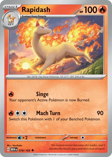 Rapidash 078/165 151