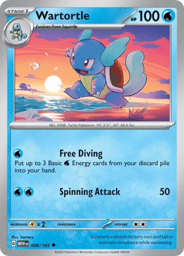Wartortle 008/165 151