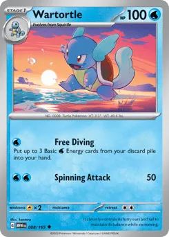 Wartortle 008/165 151