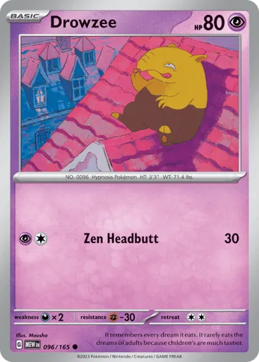 Drowzee 096/165 151