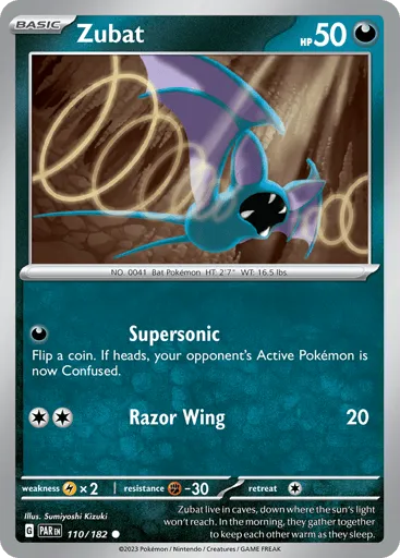 Zubat 110/182 Paradox Rift