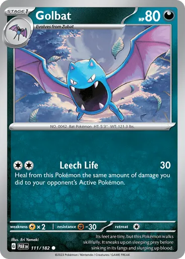 Golbat 111/182 Paradox Rift