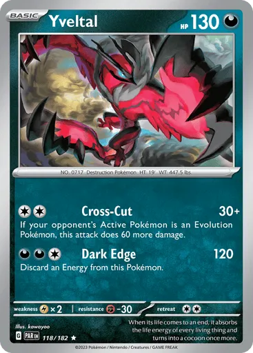Yveltal 118/182 Paradox Rift