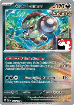 Brute Bonnet 123/182 Play Pokemon Stamp Paradox Rift