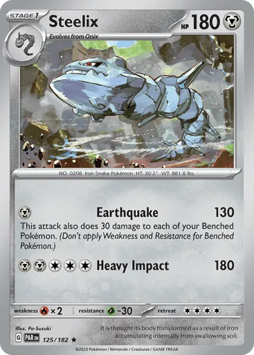 Steelix 125/182 Paradox Rift