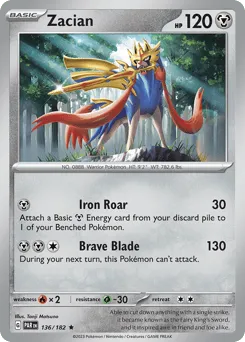 Zacian 136/182 Paradox Rift