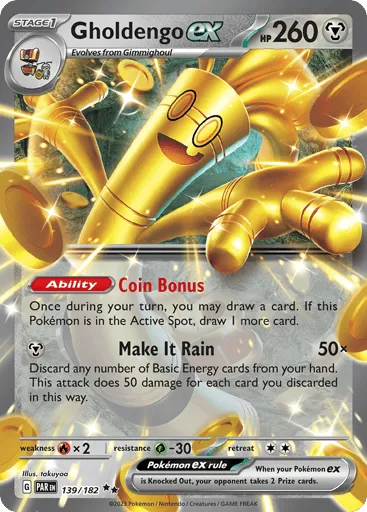 Gholdengo ex 139/182 Paradox Rift