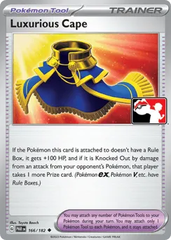 Luxurious Cape 166/182 Play Pokemon Stamp Paradox Rift