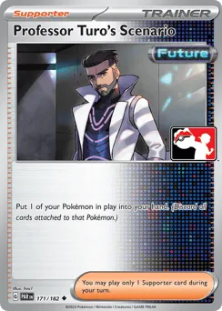 Professor Turo's Scenario 171/182 Play Pokemon Stamp Paradox Rift
