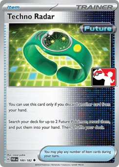 Techno Radar 180/182 Play Pokemon Stamp Paradox Rift