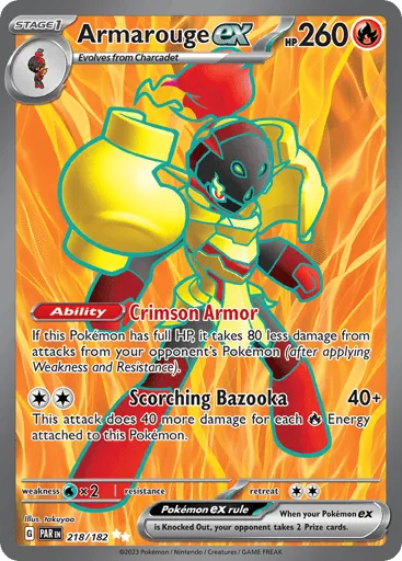 Armarouge ex 218/182 Paradox Rift