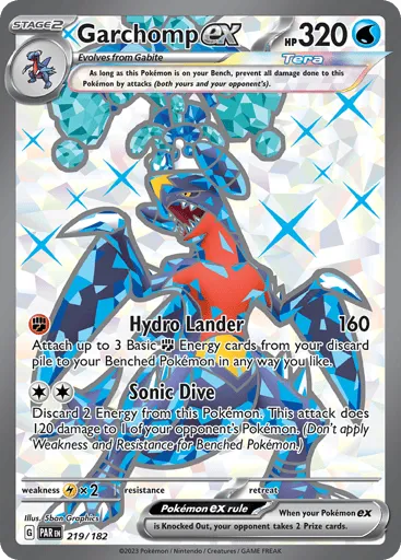 Garchomp ex 219/182 Paradox Rift
