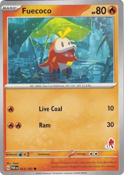 Fuecoco 023/182 Armarouge Stamp1 Paradox Rift