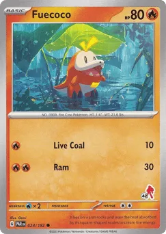 Fuecoco 023/182 Armarouge Stamp42 Paradox Rift