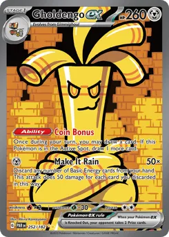 Gholdengo ex 252/182 Paradox Rift
