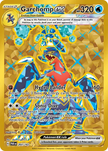 Garchomp ex 260/182 Paradox Rift