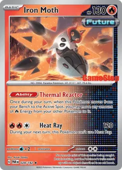 Iron Moth 028/182 Gamestop Stamp Paradox Rift