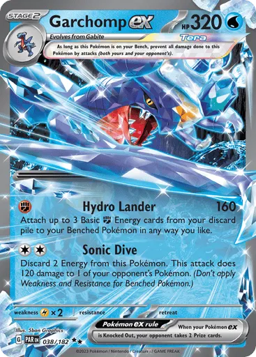 Garchomp ex 038/182 Paradox Rift