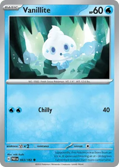 Vanillite 043/182 Paradox Rift