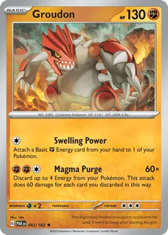 Groudon 093/182 Paradox Rift