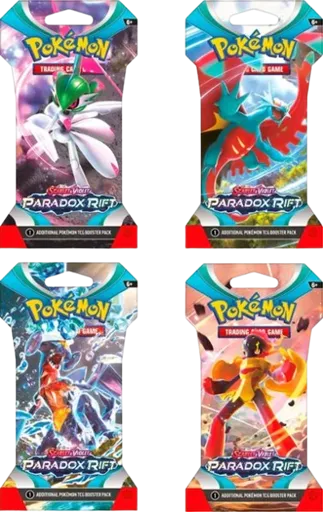 Paradox Rift Sleeved Booster Pack Art Bundle (Set of 4)
