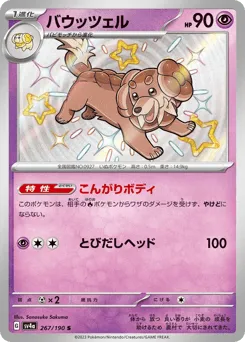 Dachsbun 267/190 Shiny Treasure ex